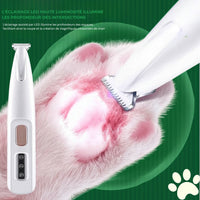 PawTrim™ - Tondeuse électrique silencieuse pour pattes de chien ou de chat. Anti stress.
