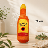 Jouet sonore pour chien en forme de bouteille de tequila, polaire, taille 24 cm