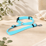 Laisse-ceinture de sécurité 2-en-1 pour chien – coloris bleu clair
