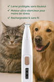 PawTrim™ - Tondeuse électrique silencieuse pour pattes de chien ou de chat. Anti stress.