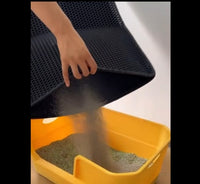 LitiPro™ - Tapis de litière imperméable pour chat. Fini les cailloux dans toute la maison