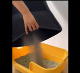 LitiPro™ - Tapis de litière imperméable pour chat. Fini les cailloux dans toute la maison