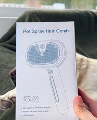 SteamBrush™ - Brosse de massage vapeur . Toilettage sans stress pour chien et chat.