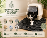 Ce tapis de litière convient à tous les types de litières