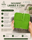 ce tapis en silicone se lave facilement à l'eau