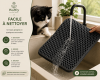 Tapis de litière facile a nettoyer